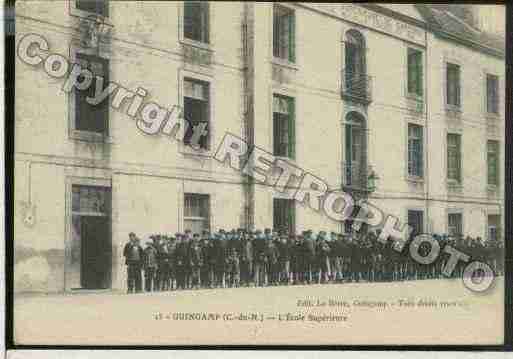 Ville de GUINGAMP Carte postale ancienne